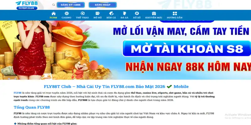 Thông tin chi tiết sân chơi đổi thưởng FLY88